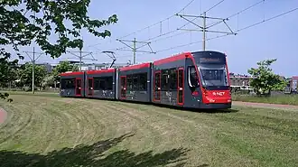 Avenio 5050 op lijn 17, Middenweg, Den Haag - 10 juni 2016