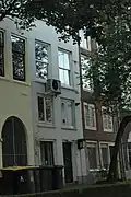Pand met lijstgevel aan de Oudegracht zijde