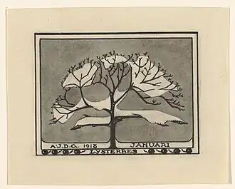 Lijsterbes in de sneeuw, Julie de Graag