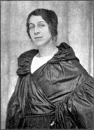 Lili Green op het achterblad van De kunst in 1923