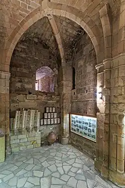 Binnenkant van het kasteel