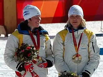 Lina Andersson (links) en Anna Olsson (rechts)