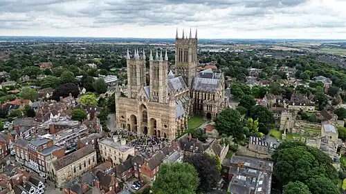 Luchtfoto zuidwestzijde