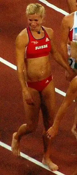 Tijdens de Olympische Spelen van 2008.