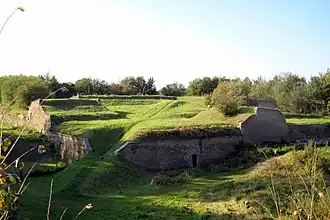 De lunet Gelderland in de Linie van Du Moulin