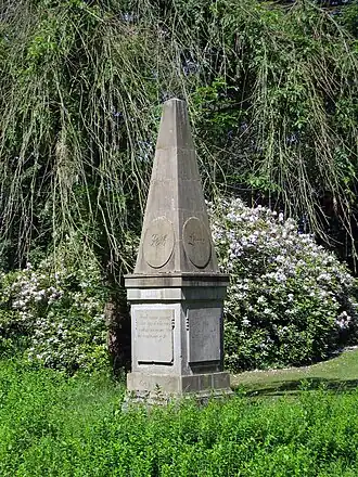 monument ter ere van o.a. Albrecht Wilhelm Roth