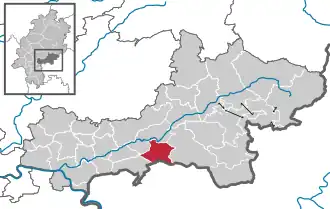 Kaart van Linsengericht