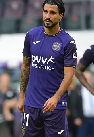 Refaelov, spelend voor RSC Anderlecht in 2021