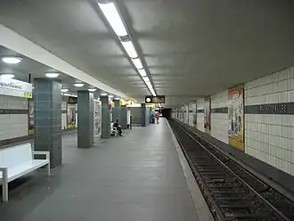 Perron van station Lipschitzallee