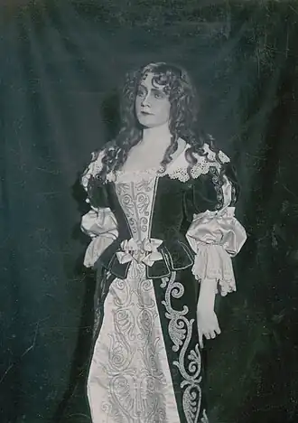 Lisa Håkansson als Constance Bonacieux in The Three Musketeers, Swedish Theatre, 1900