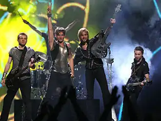 Litesound tijdens het Eurovisiesongfestival 2012.