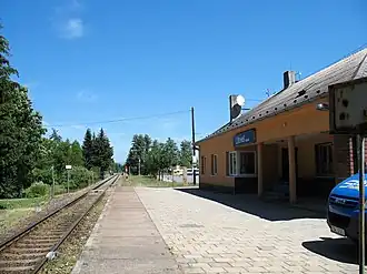 Spoorweghalte Litovel město