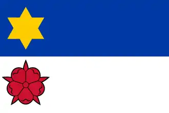 Vlag van de gemeente Littenseradiel