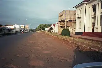 Hoofdstraat van Livingstone