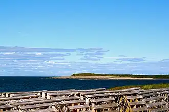 Old Ferolle Island gezien vanuit Brig Bay
