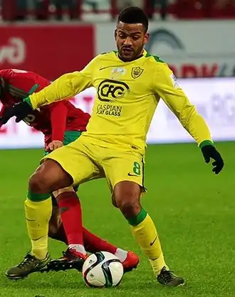 Ebecilio met Anzji Machatsjkala in 2015