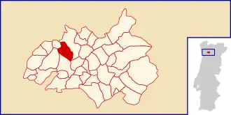 Kaart van Freixo de Baixo