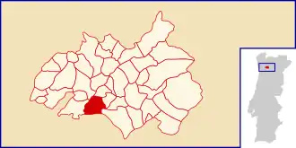 Kaart van Salvador do Monte