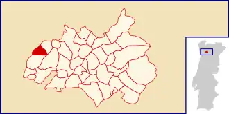 Kaart van Santa Cristina de Figueiró