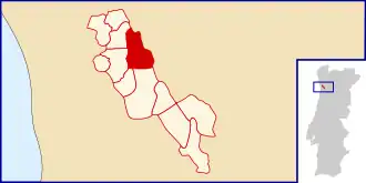 Kaart van São Pedro da Cova