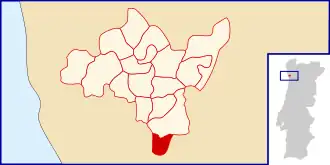 Kaart van Pedrouços