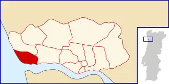 Kaart van Foz do Douro