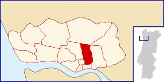 Kaart van Santo Ildefonso