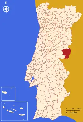 Locatie van Idanha-a-Nova