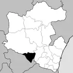 Kaart van Santo António dos Cavaleiros