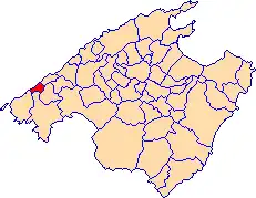 Kaart van Estellencs