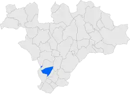 Kaart van Parets del Vallès