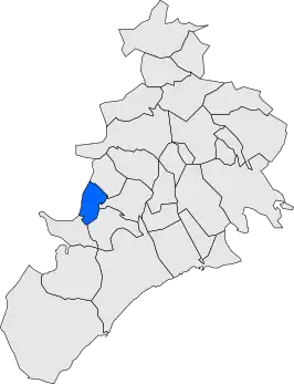 Kaart van L'Argentera