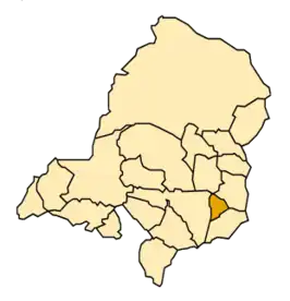 Kaart van La Cañada de Verich