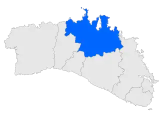 Kaart van Es Mercadal