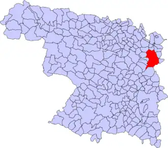 Kaart van Villalpando