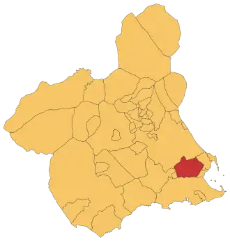 Kaart van Torre-Pacheco