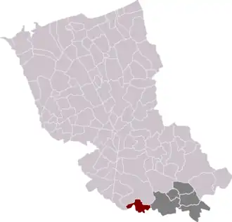 Kaart van Haverskerke