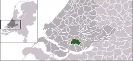 Kaart van Mijnsheerenland