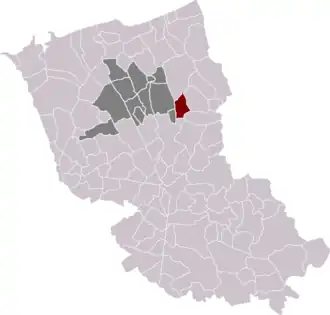 Kaart van Westkappel