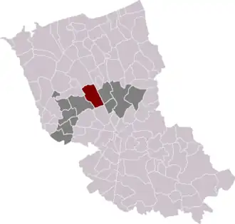 Kaart van Zegerskappel