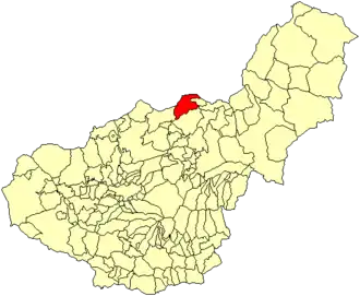 Kaart van Alamedilla