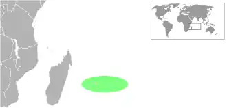 locatie van de Mascarenen