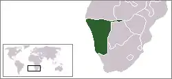 Namibië.