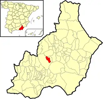 Kaart van Olula de Castro