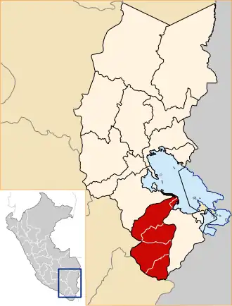 Locatie binnen de regio