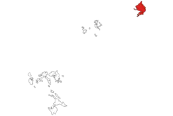 Locatie van de Natuna-eilanden