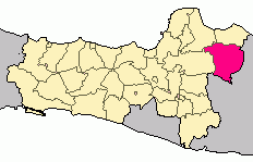 Het regentschap Blora in de Indonesische provincie Midden-Java
