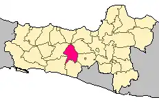 Het regentschap Wonosobo in de Indonesische provincie Midden-Java