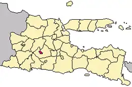 Kota Kediri de Indonesische provincie Oost-Java