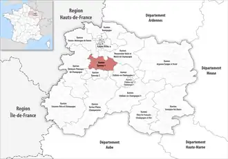 Locatie van het kanton